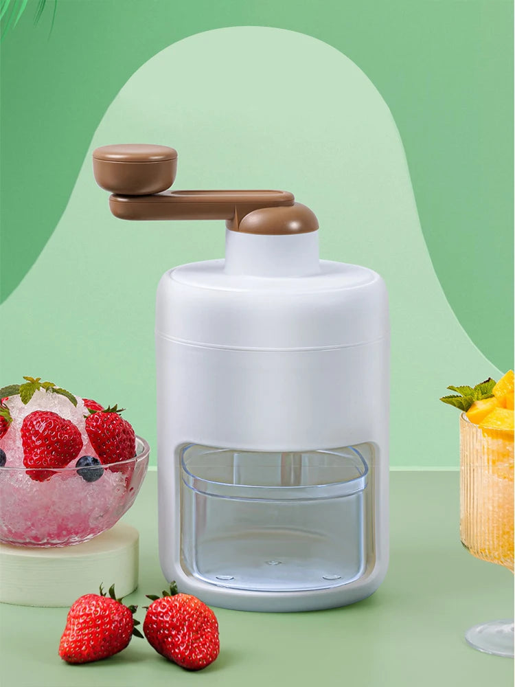 Ice Shaver And Snow Cone Machine - Premium Portable Ice Crusher And Shaved Ice Machine With Free Ice Cube Trays