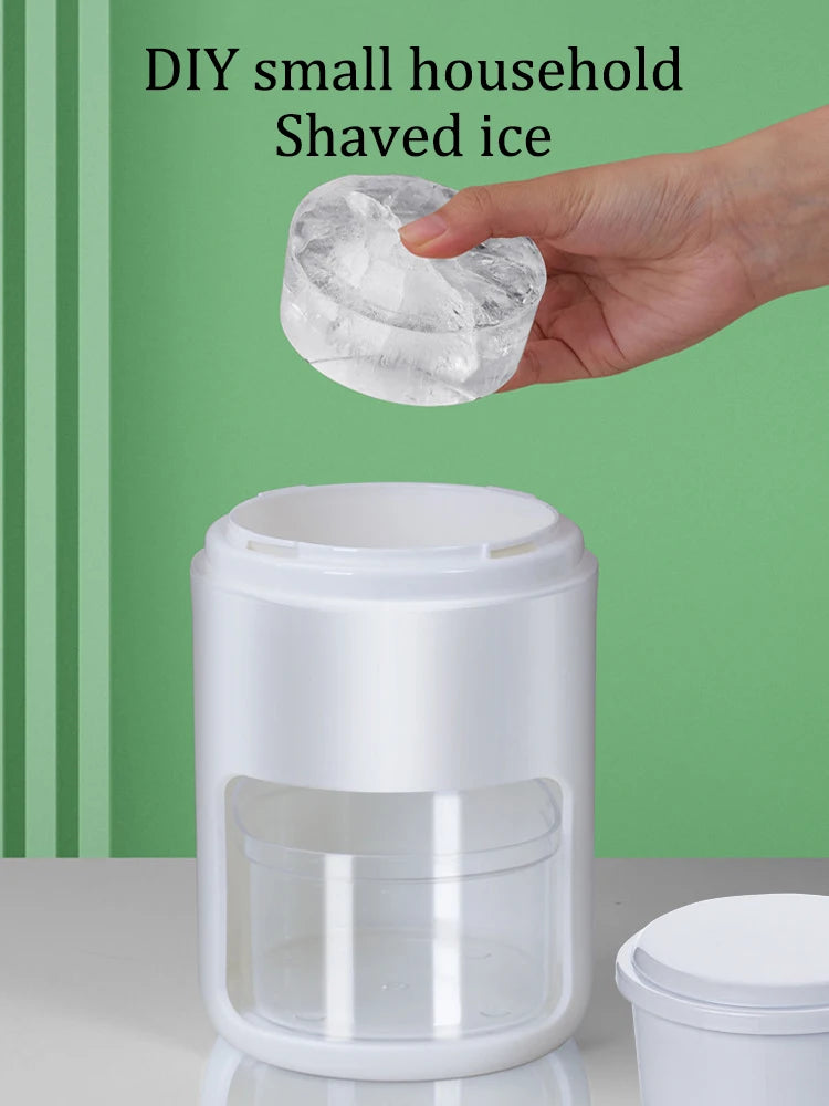 Ice Shaver And Snow Cone Machine - Premium Portable Ice Crusher And Shaved Ice Machine With Free Ice Cube Trays