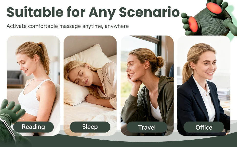 Home use trapezius massager, shoulder and neck kneading, neck and shoulder massage, multifunctional massage