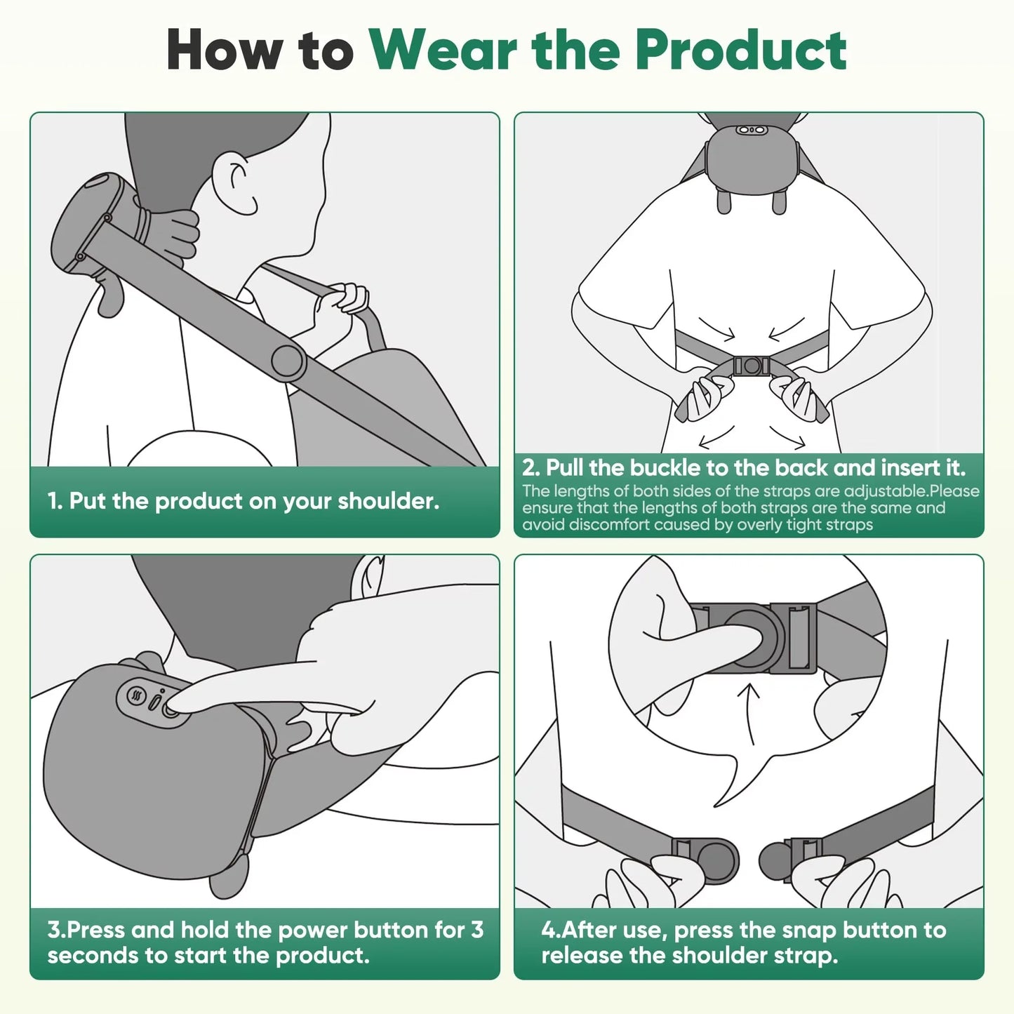 Home use trapezius massager, shoulder and neck kneading, neck and shoulder massage, multifunctional massage