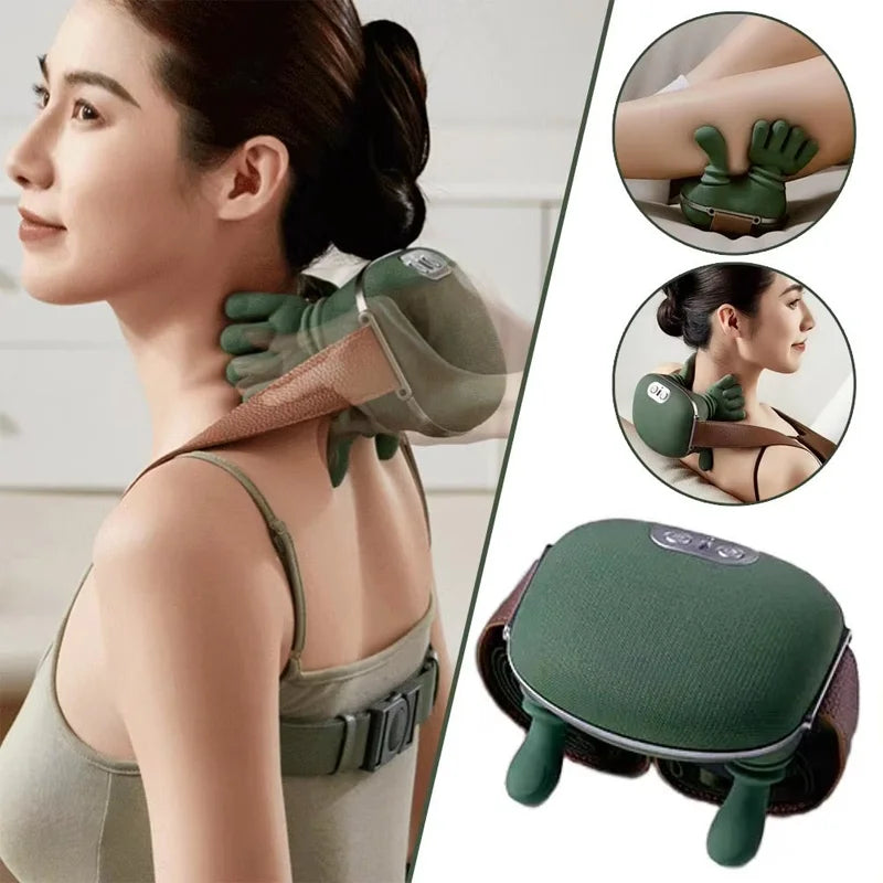 Home use trapezius massager, shoulder and neck kneading, neck and shoulder massage, multifunctional massage